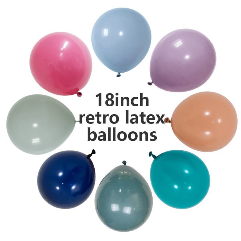 18 colių retro latekso balionai