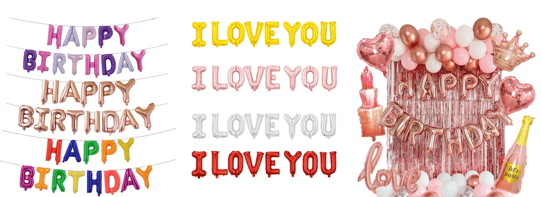 Kokios raidės yra 16 colių raidžių folijos balione? Palaikykite nemokamą derinį?