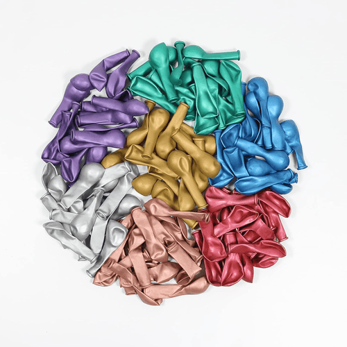 5 colių metalinis latekso balionas