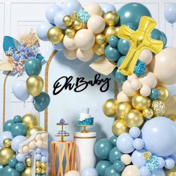 Kūdikių dušo balionų arkos rinkiniai