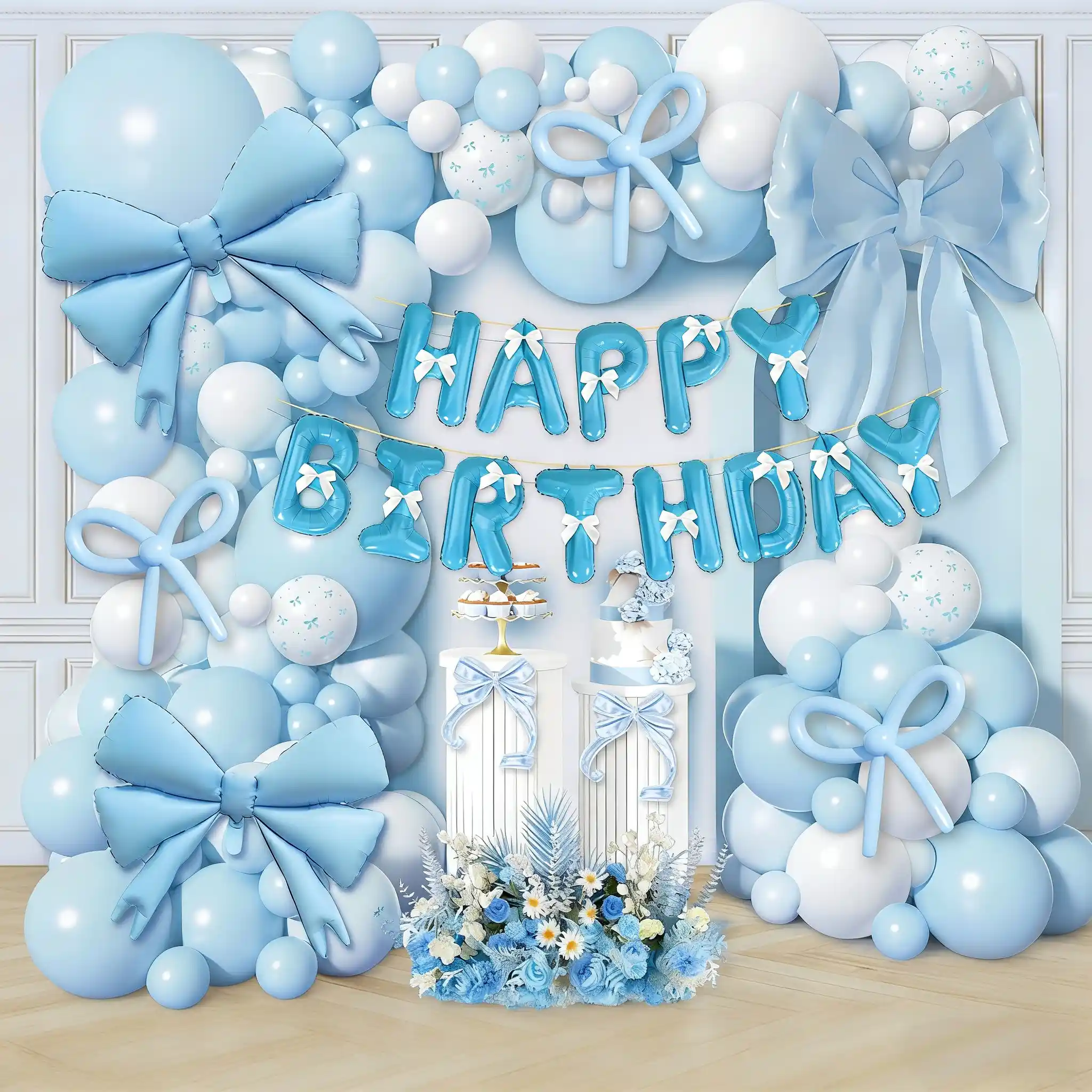 Lankų tematikos balionų arka