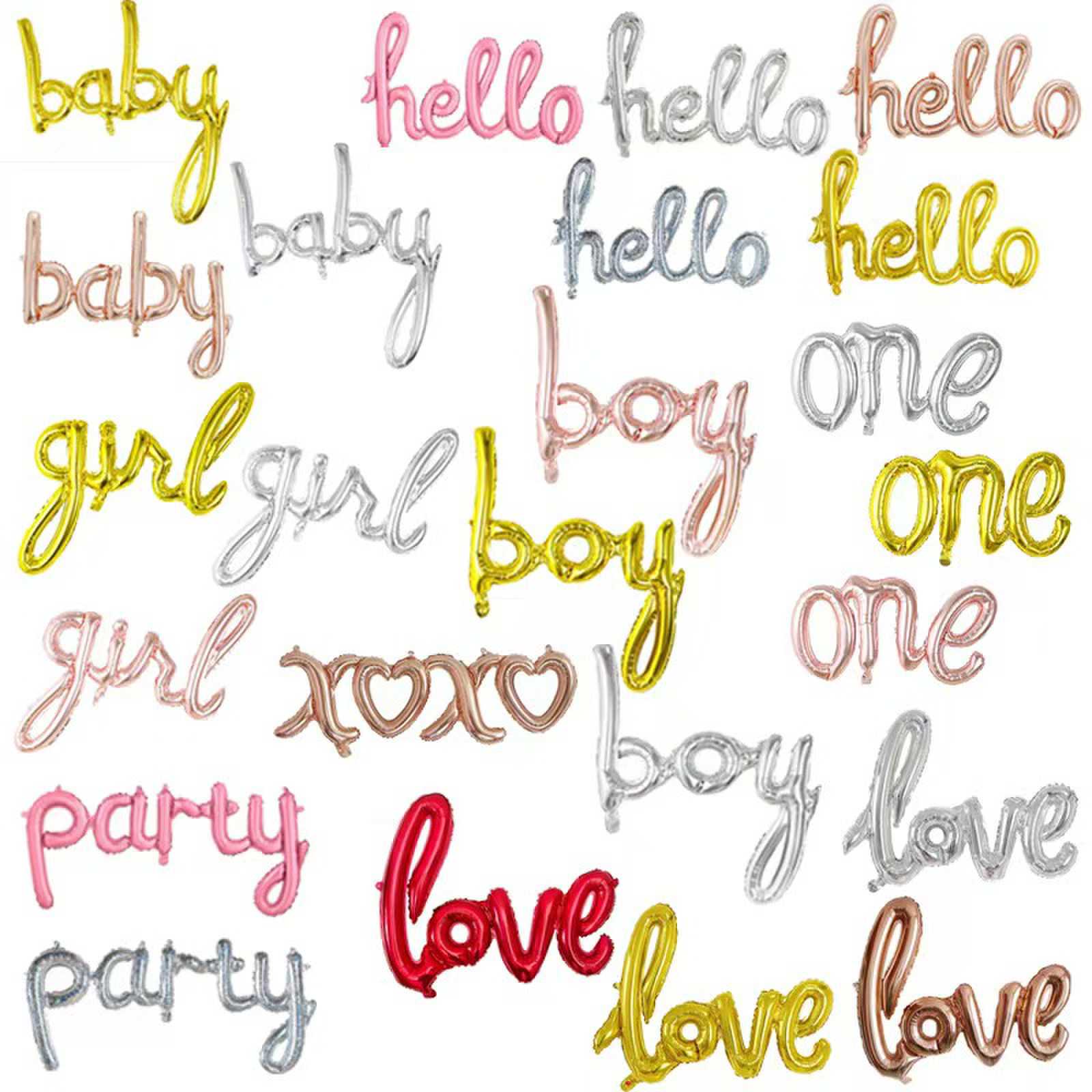 Sujungtas folijos balionas