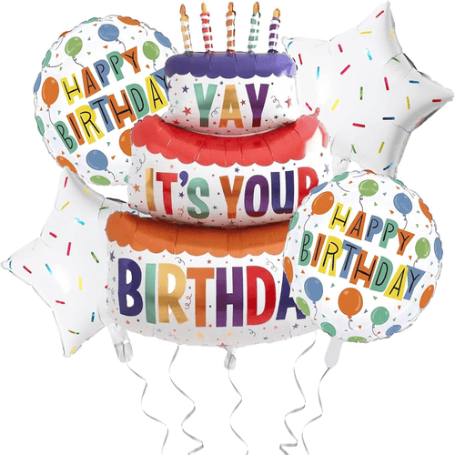 Gimtadienio rinkinys su folijos balionu