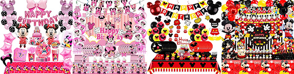 Mickey Minnie party supplies
