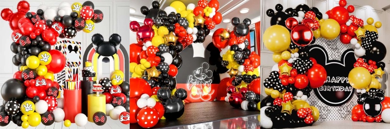 Mickey and Minnie Balloon Arch