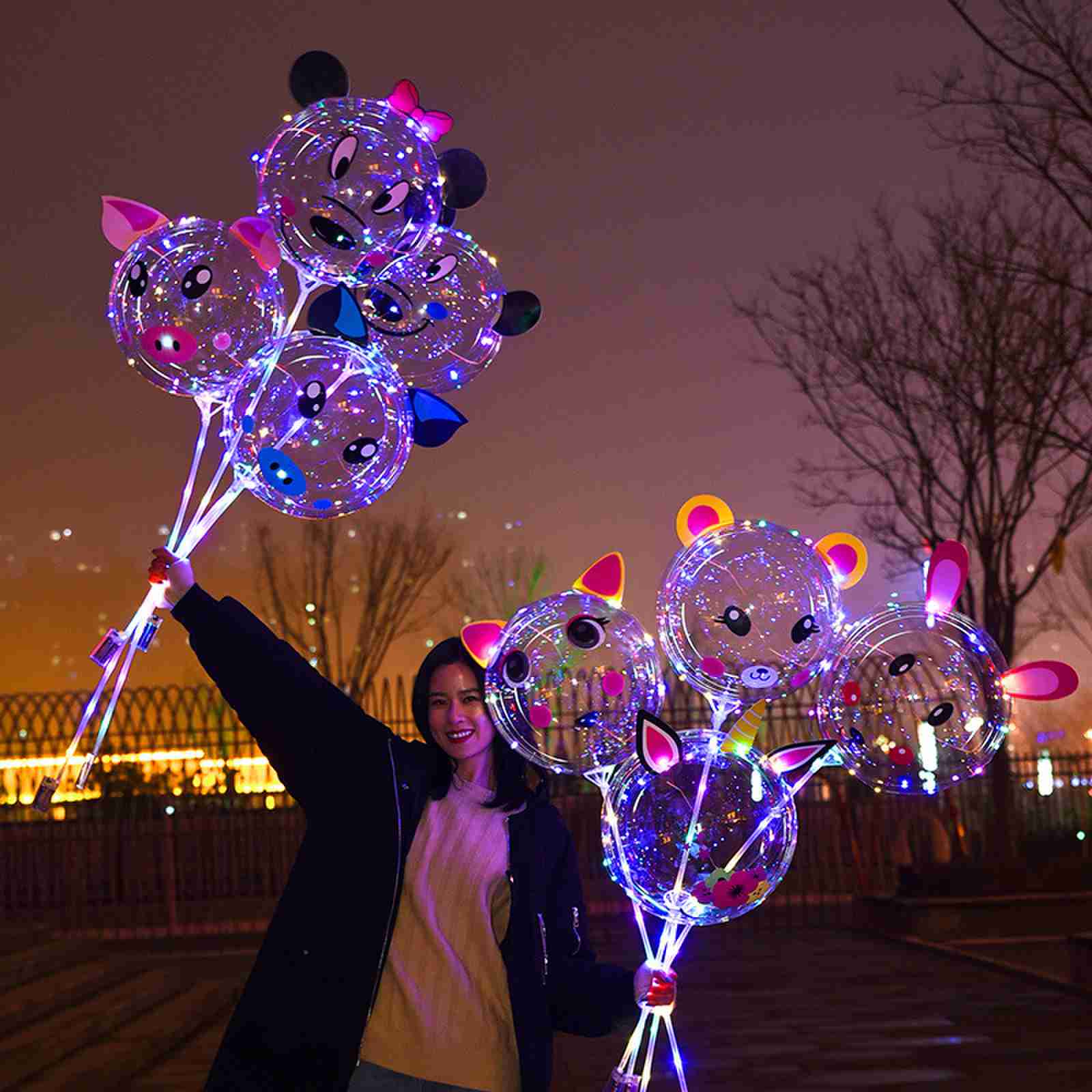 LED Rankenos bobo balionas