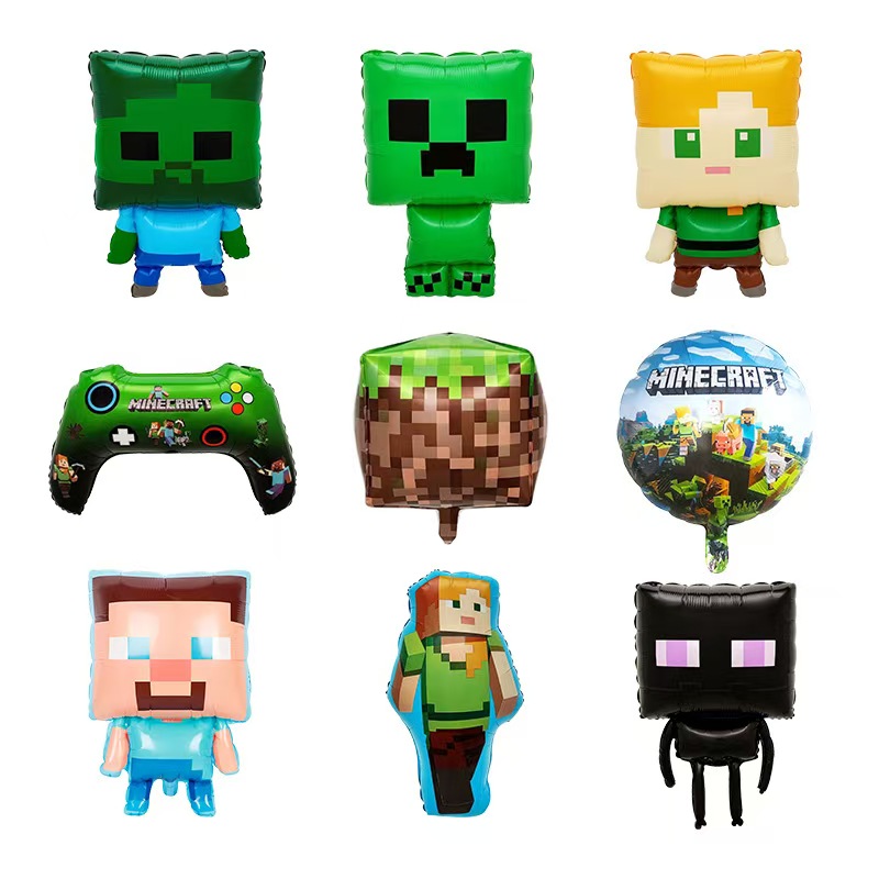 „Minecraft“ folijos balionai