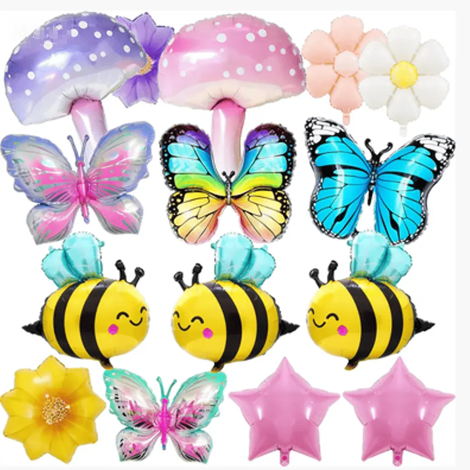 Pavasario tematikos folijos balionas