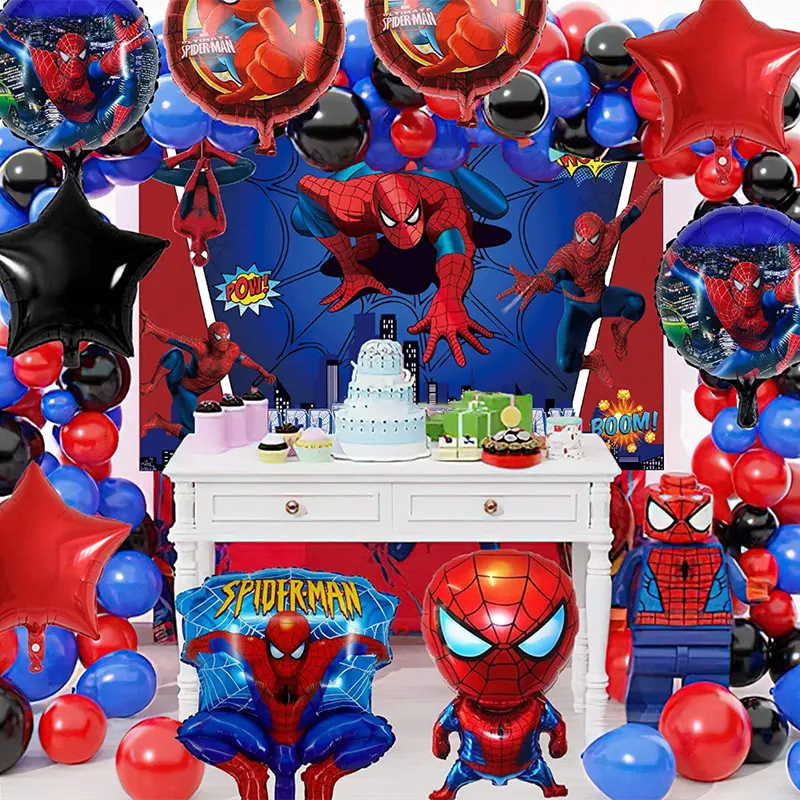 Superherojaus baliono arch girliando rinkinys