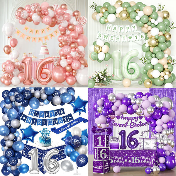 Saldi 16 balionų arka